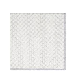 Gg Pattern Wool Baby Blanket