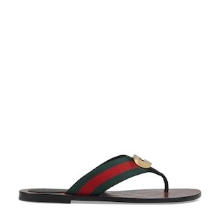 GG thong Web sandal