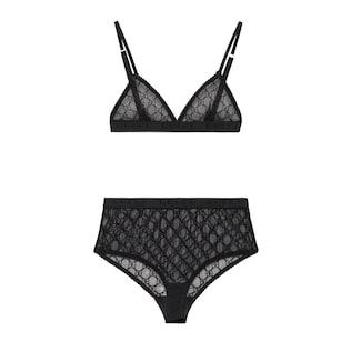 Gg Tulle Lingerie Set