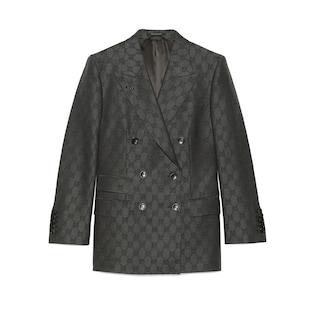 Gg Wool Jacquard Jacket