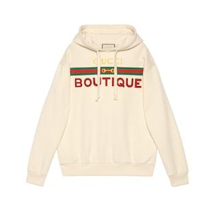 Gucci Boutique Print Sweatshirt