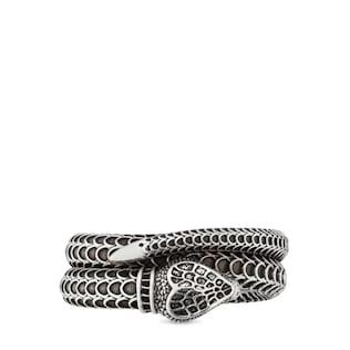 Gucci Garden silver snake ring