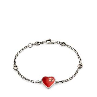 Gucci Heart bracelet with Interlocking G
