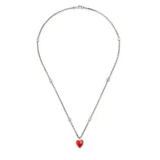 Gucci Heart necklace with Interlocking G 