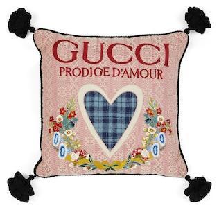 Gucci Prodige D'amour Wool Cushion