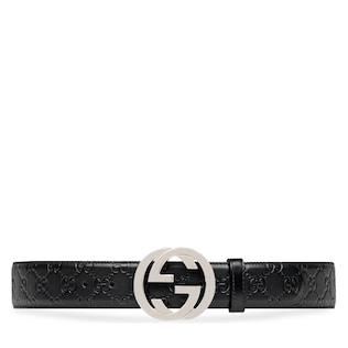 Gucci Signature Leather Belt