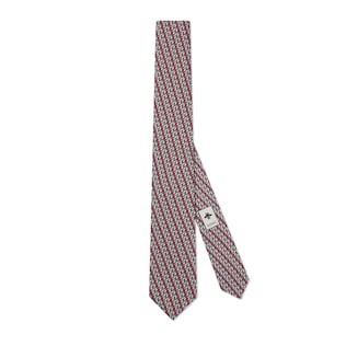 Gucci Valigeria Print Silk Tie