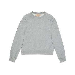 Gucci Cities Felted Cotton Sweatshirt