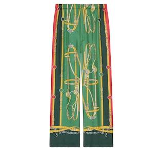 Harness and Double G Silk Pant