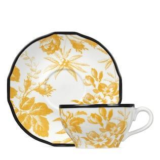 Herbarium Teacup and Saucer, Double Set