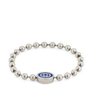 Interlocking G boule chain bracelet