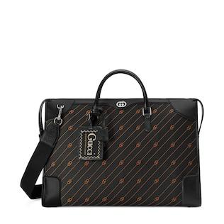Interlocking G jacquard duffle bag