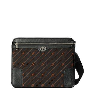 Interlocking G jacquard messenger bag