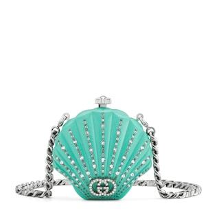 Interlocking G seashell necklace