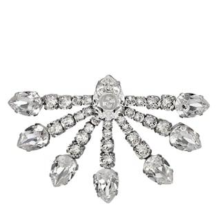 Interlocking G single crystal earring