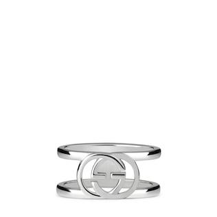 Interlocking G wide open band