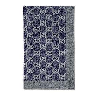 Jumbo Gg Cotton Jacquard Beach Blanket