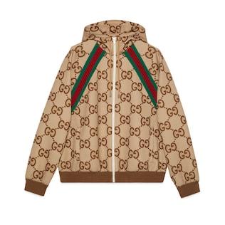 Jumbo Gg Zip Jacket With Web