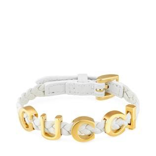 Leather 'Gucci' bracelet