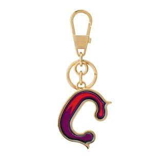 Letter C Plexiglas keychain
