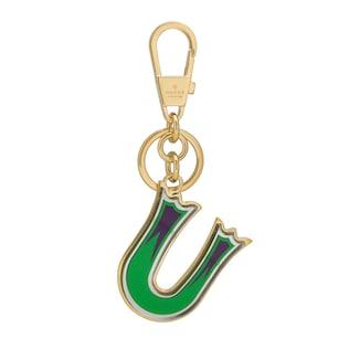 Letter U Plexiglas keychain
