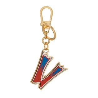 Letter V Plexiglas keychain