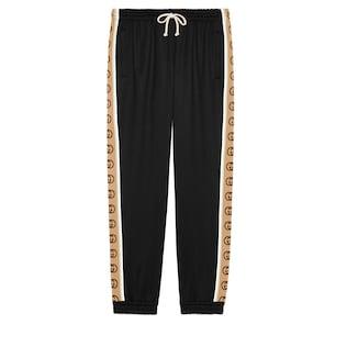 Loose Technical Jersey Jogging Pant