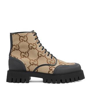 Men's maxi GG lace-up boot