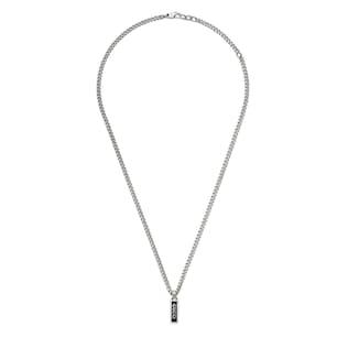Necklace with enamel pendant