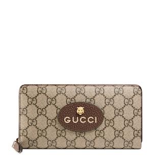 Neo Vintage GG Supreme zip around wallet