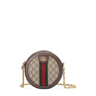 Ophidia GG mini round shoulder bag