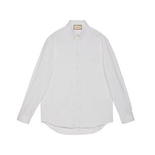 Oxford Cotton Shirt With Embroidery