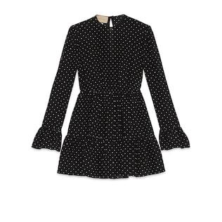 Polka Dots and Gg Silk Dress