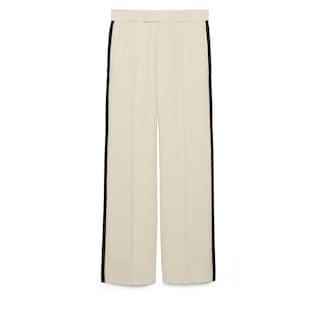 Retro Tweed Pant With Patch
