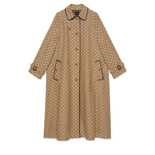 Reversible Gg Tartan Coat