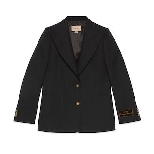 Single-Breasted Fluid Drill Jacket