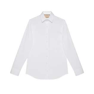 Stretch Cotton Poplin Shirt