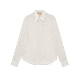 Striped Cotton Linen Shirt