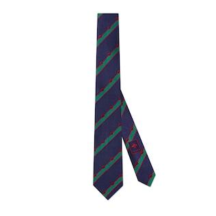 Striped Silk Tie