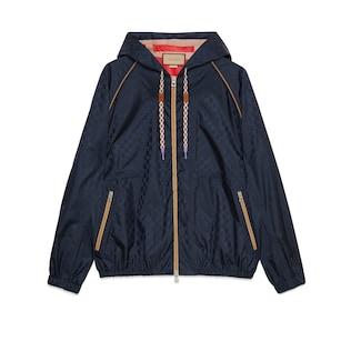 Technical Gg Hooded Jacket