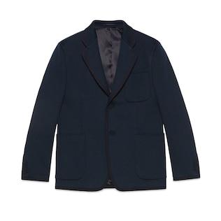 Textured Gg Jersey Jacket