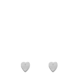 Trademark heart-shaped earrings 