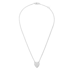 Trademark necklace with heart pendant