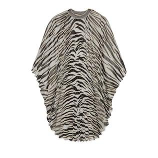 Viscose Lamé Pleated Dress