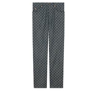 Washed Gg Denim Pant