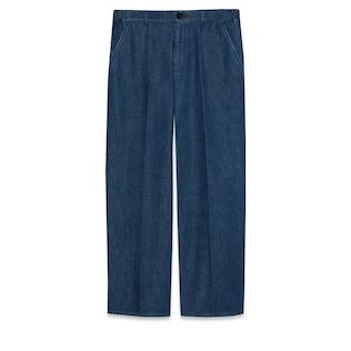 Washed Organic Denim Pant