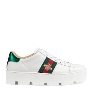 Women's Ace embroidered platform sneaker