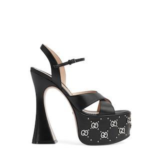 Women's Interlocking G studs sandal