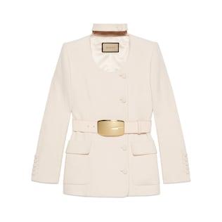 Wool Crêpe Jacket