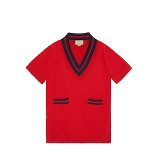 Wool Dress With Interlocking G